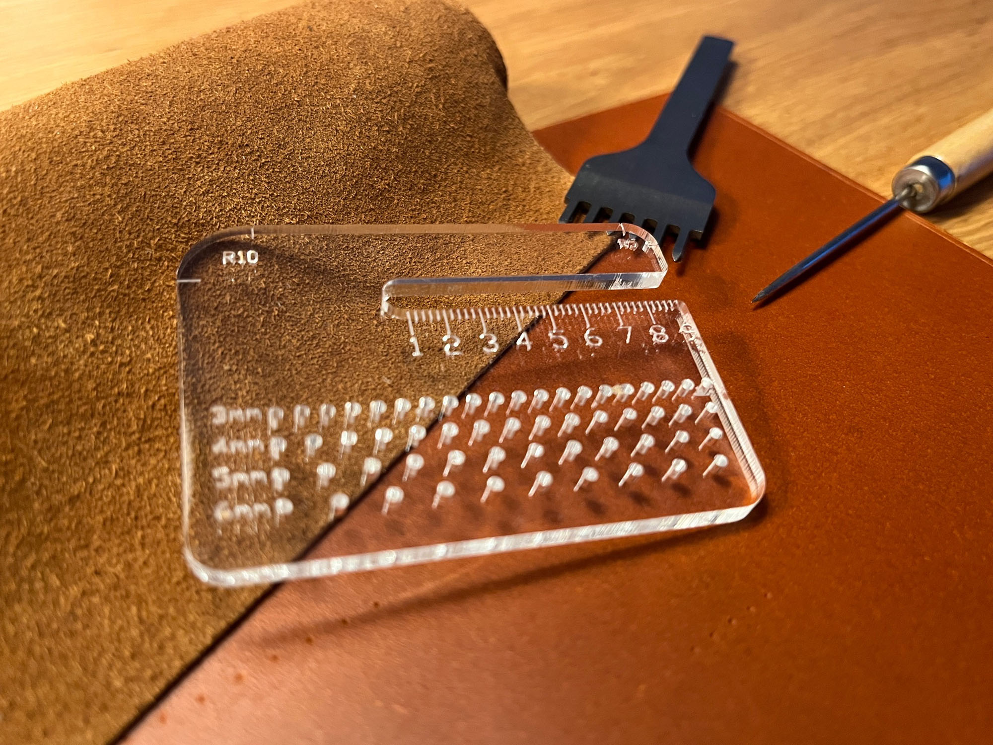 Markierungshilfe für Prickeisen 3 bis 6 mm & Rundungen