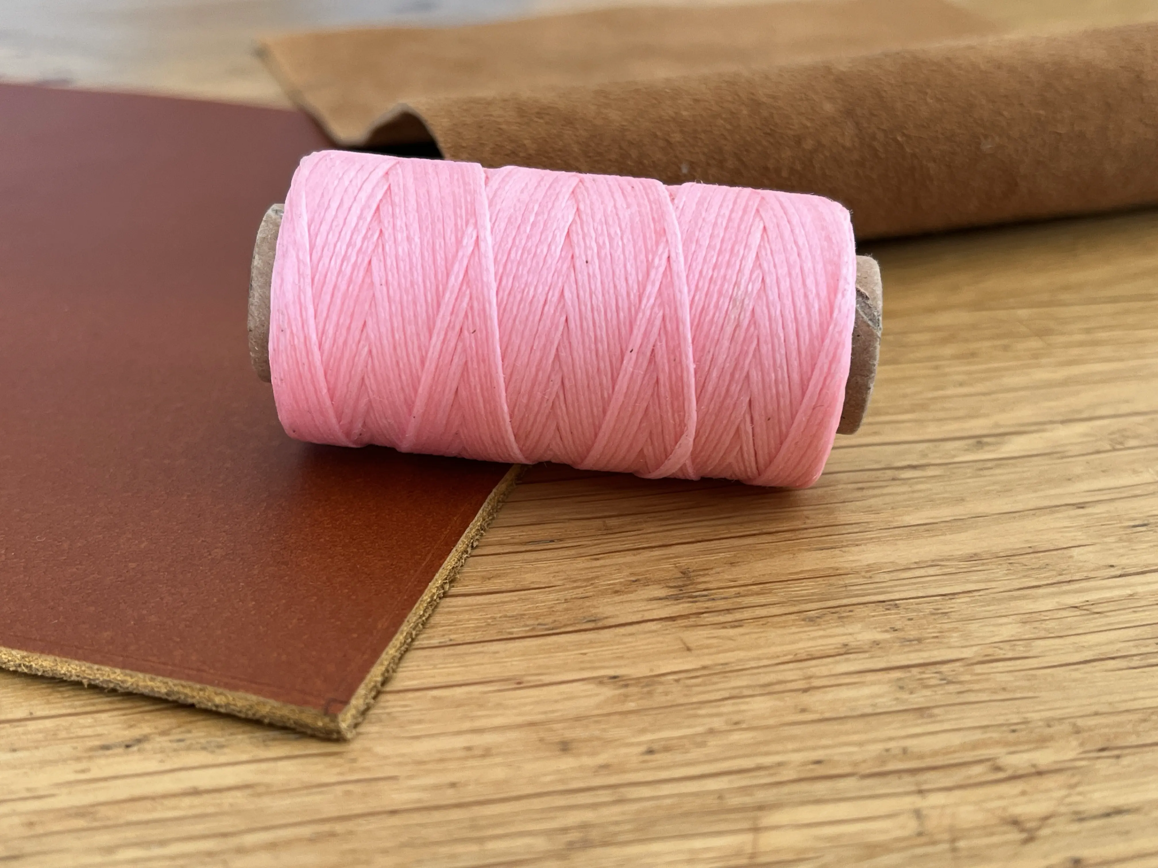 Gewachstes Garn Rosa
