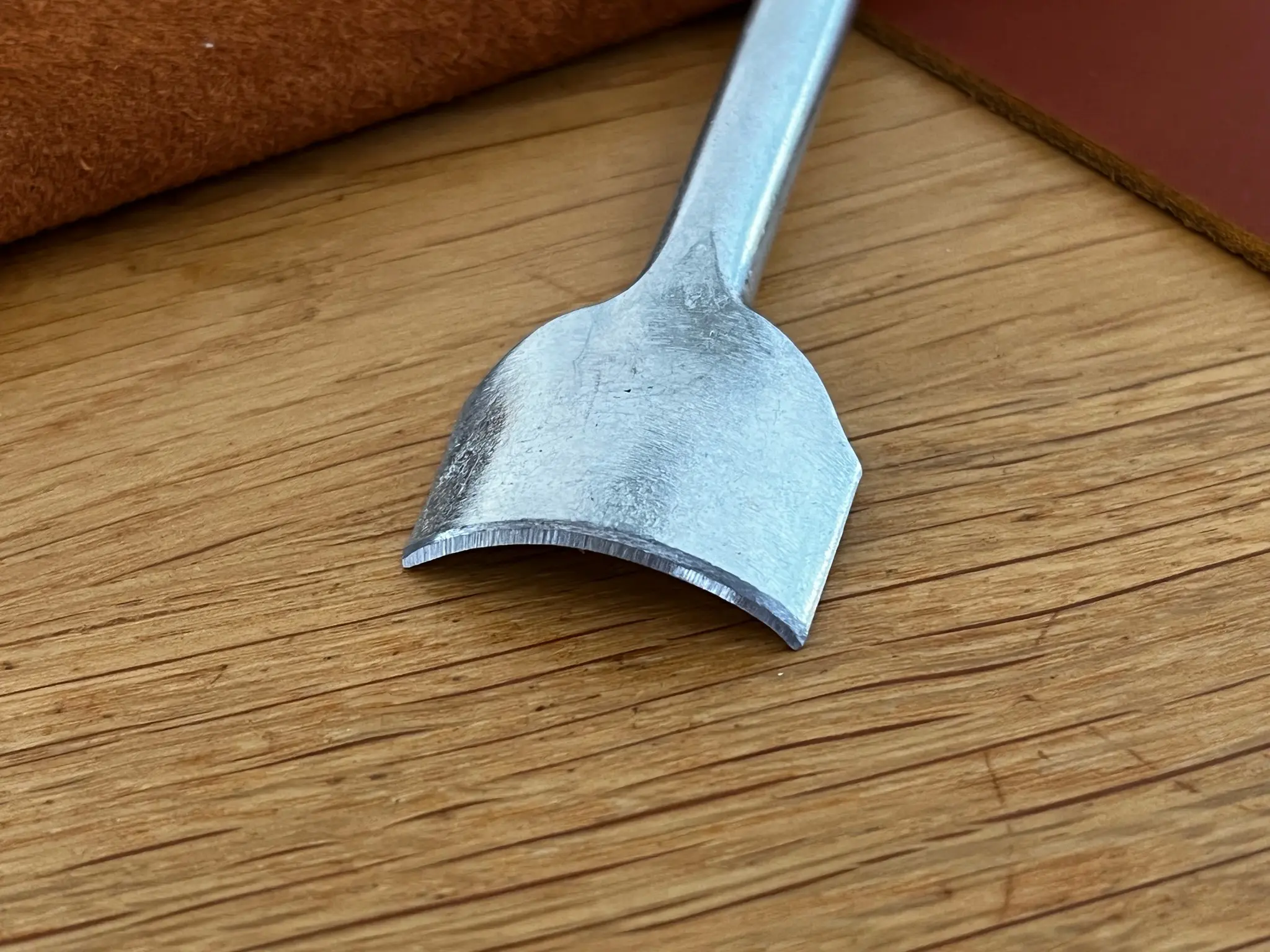 Ovaler Endeisen, 25 mm.