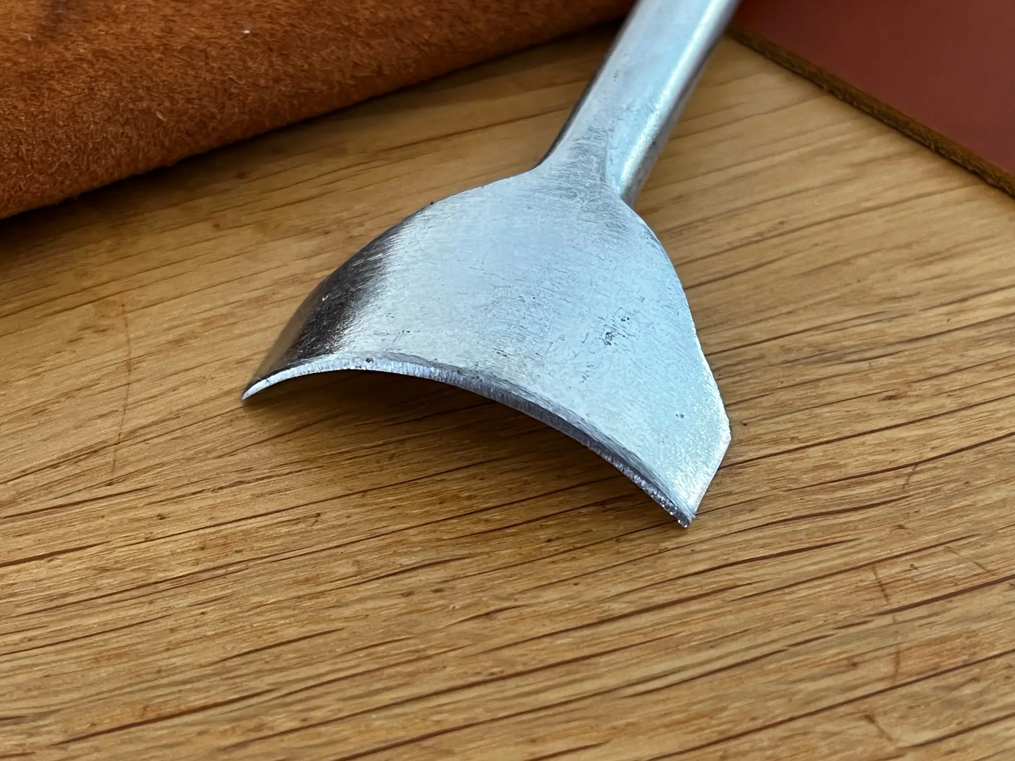 Ovaler Endeisen, 45 mm.