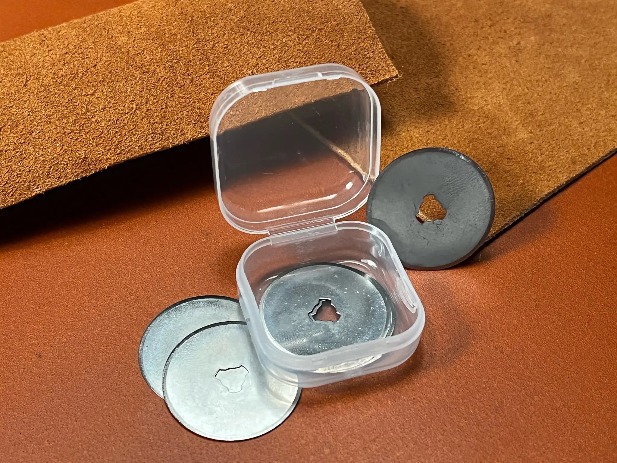5 Ersatzklingen für Rollschneider