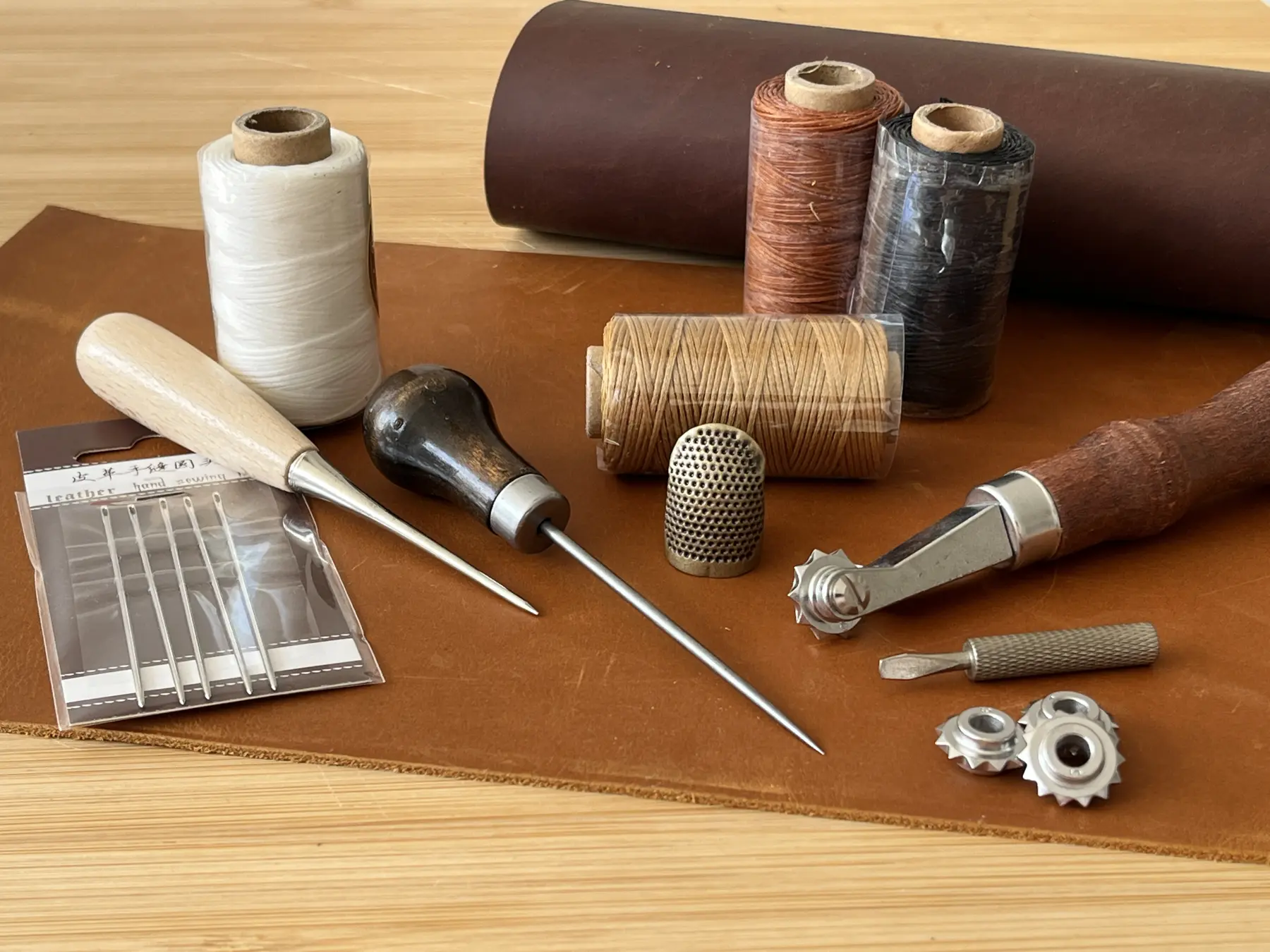 Leder Nähen Starter-Set